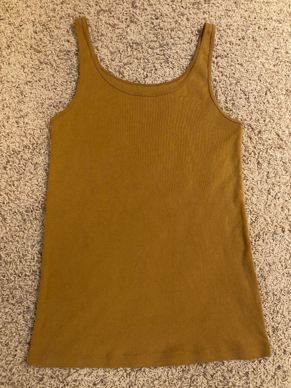 Eileen Fisher 100% organic cotton brown tank